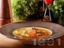 Рецепта Бистра есенна супа от свински джолан, картофи, зеленчуци и фиде